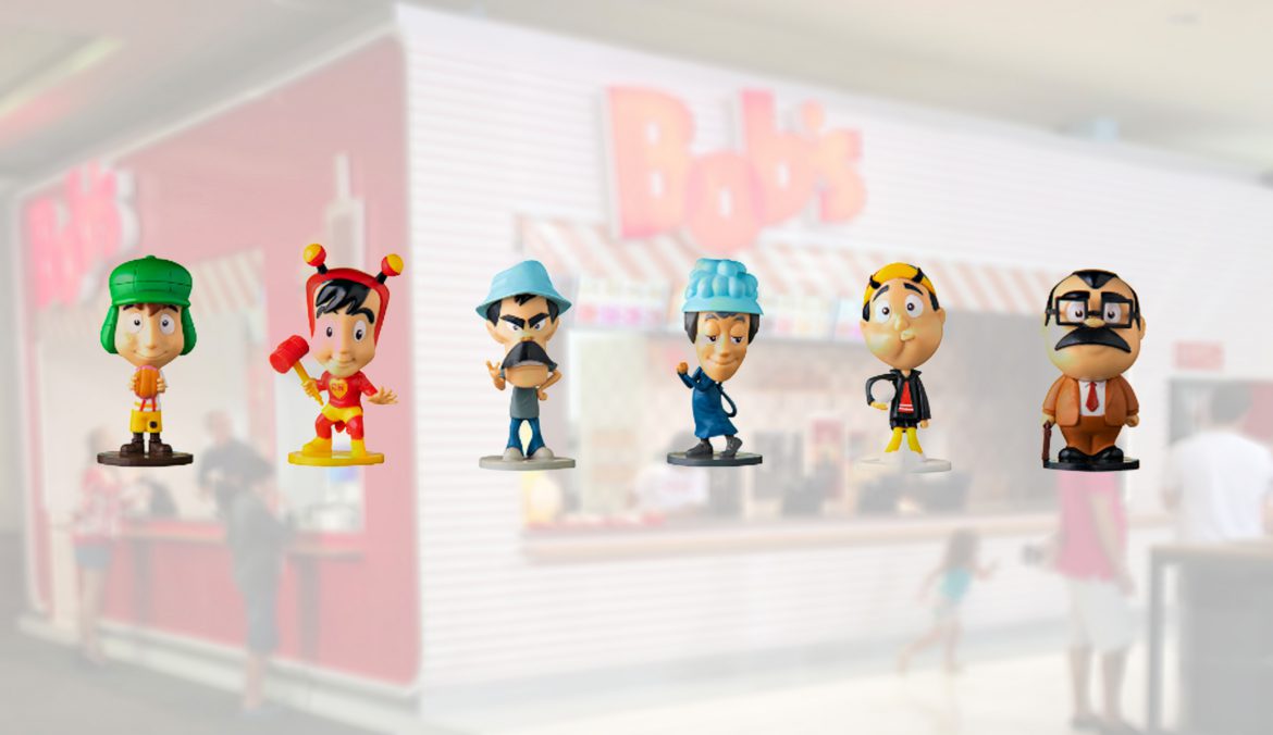 Nova parceria entre Bob’s, SBT e Grupo Chespirito traz Chapolin e Personagens da Turma do Chaves em Campanha de Toy Arts!