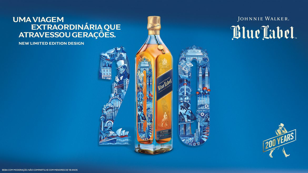 Johnnie Walker Celebra 200 anos de Jornada Com Edições Limitadas de Rótulos Comemorativos!