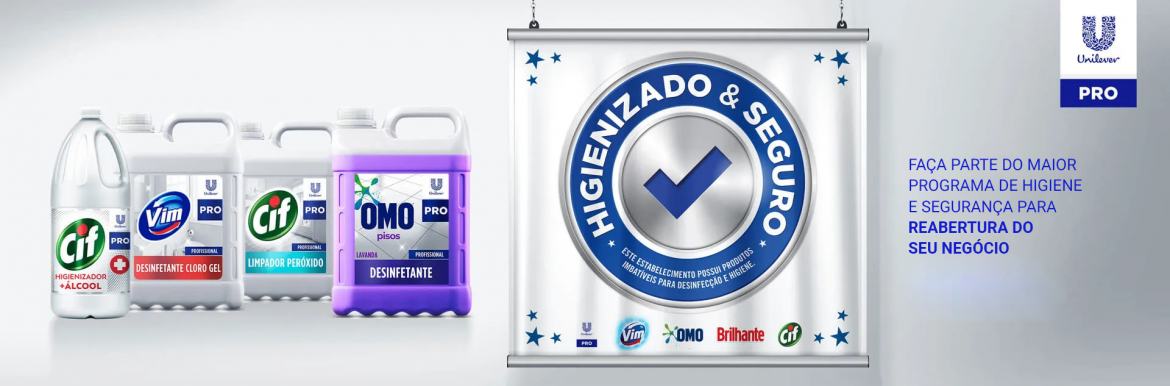Programa de Higiene e Segurança Unilever PRO Chega Para Ajudar o Comércio a Se Adaptar ao “Novo Normal”