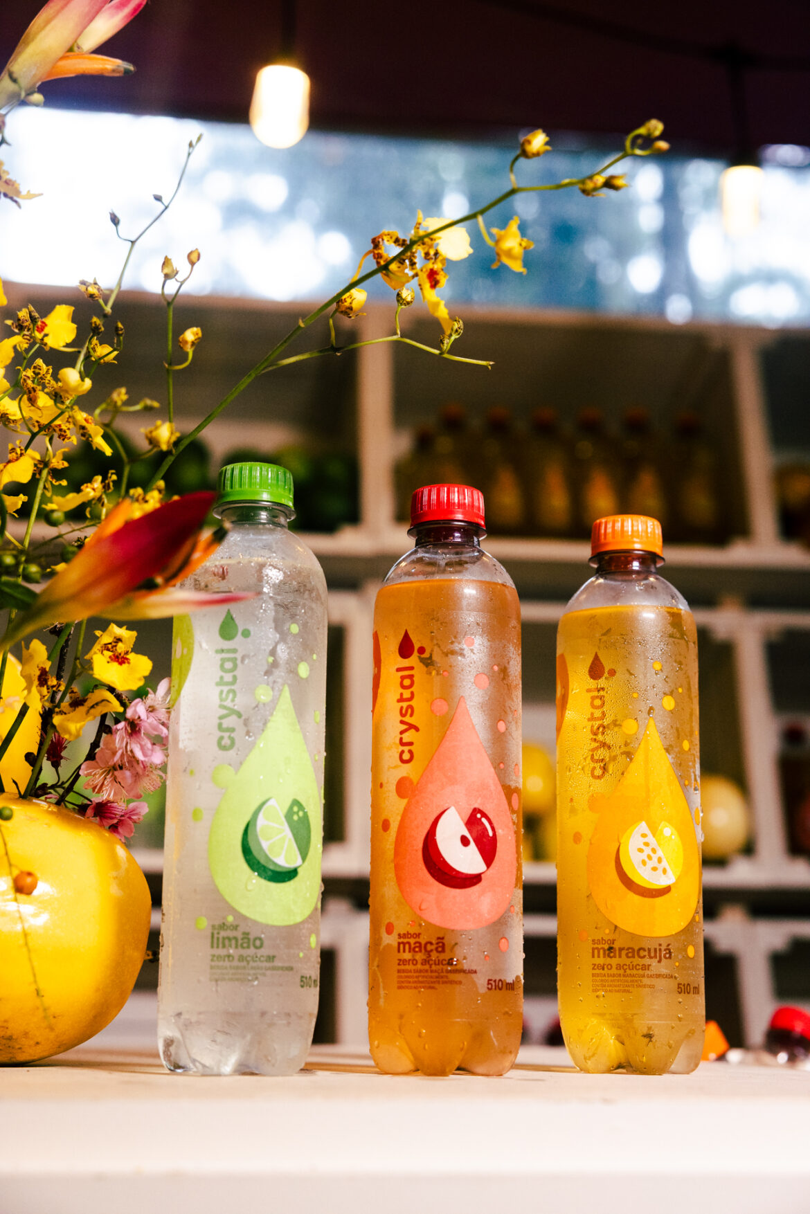 Crystal lança novos sabores gaseificados com zero açúcar