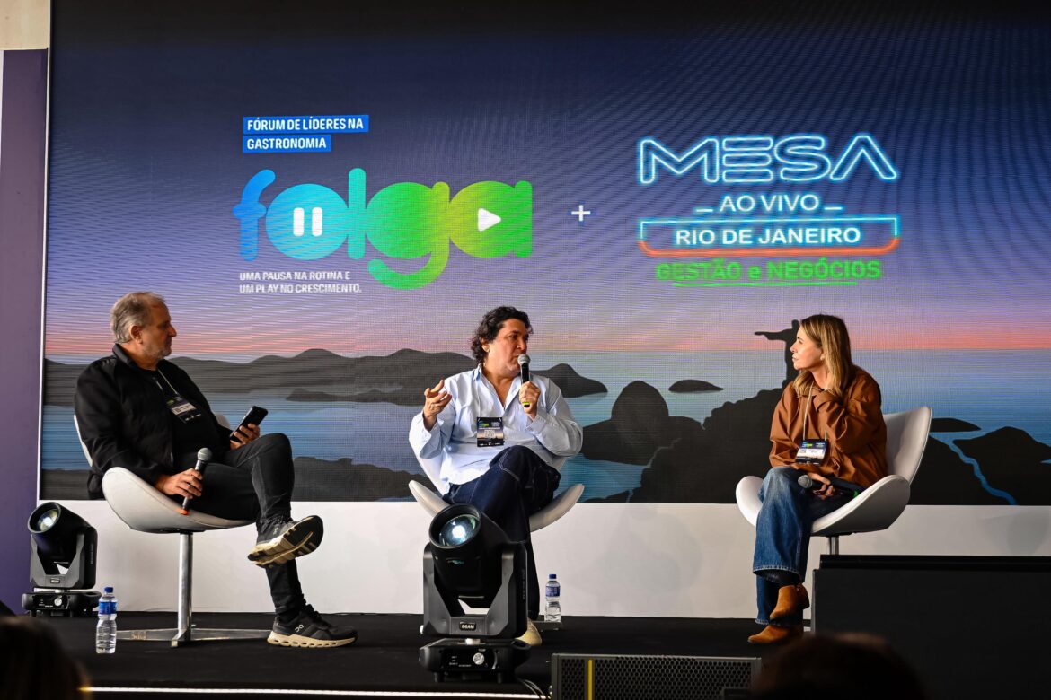 FOLGA + Mesa ao Vivo Rio debate gestão, inovação e identidade na gastronomia brasileira